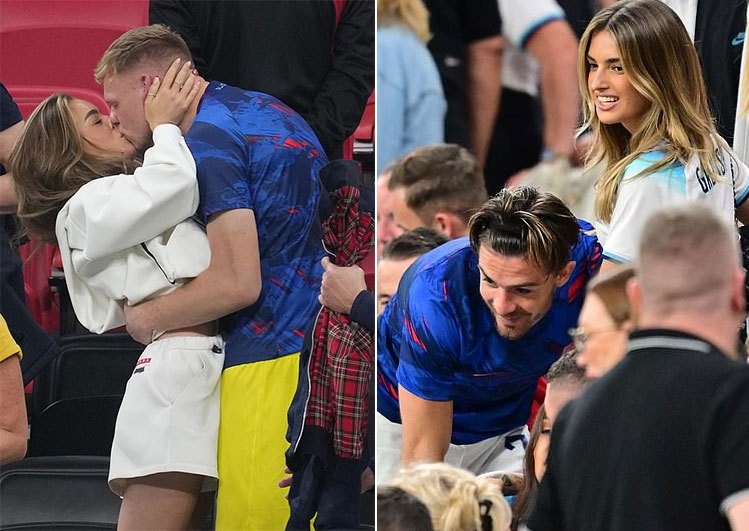 World Cup 2022: Hội bạn gái, vợ cầu thủ đội tuyển Anh trên khán đài cổ vũ Tam sự thi đấu