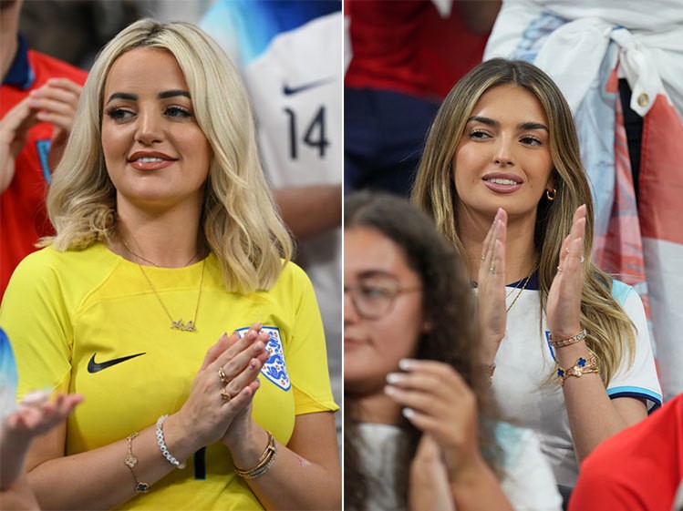 World Cup 2022: Hội bạn gái, vợ cầu thủ đội tuyển Anh trên khán đài cổ vũ Tam sự thi đấu