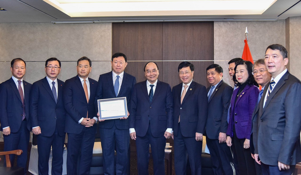 Nhiều tập đoàn lớn của Hàn Quốc cam kết đầu tư tại Việt Nam Nhiều tập đoàn lớn của Hàn Quốc cam kết đầu tư tại Việt Nam