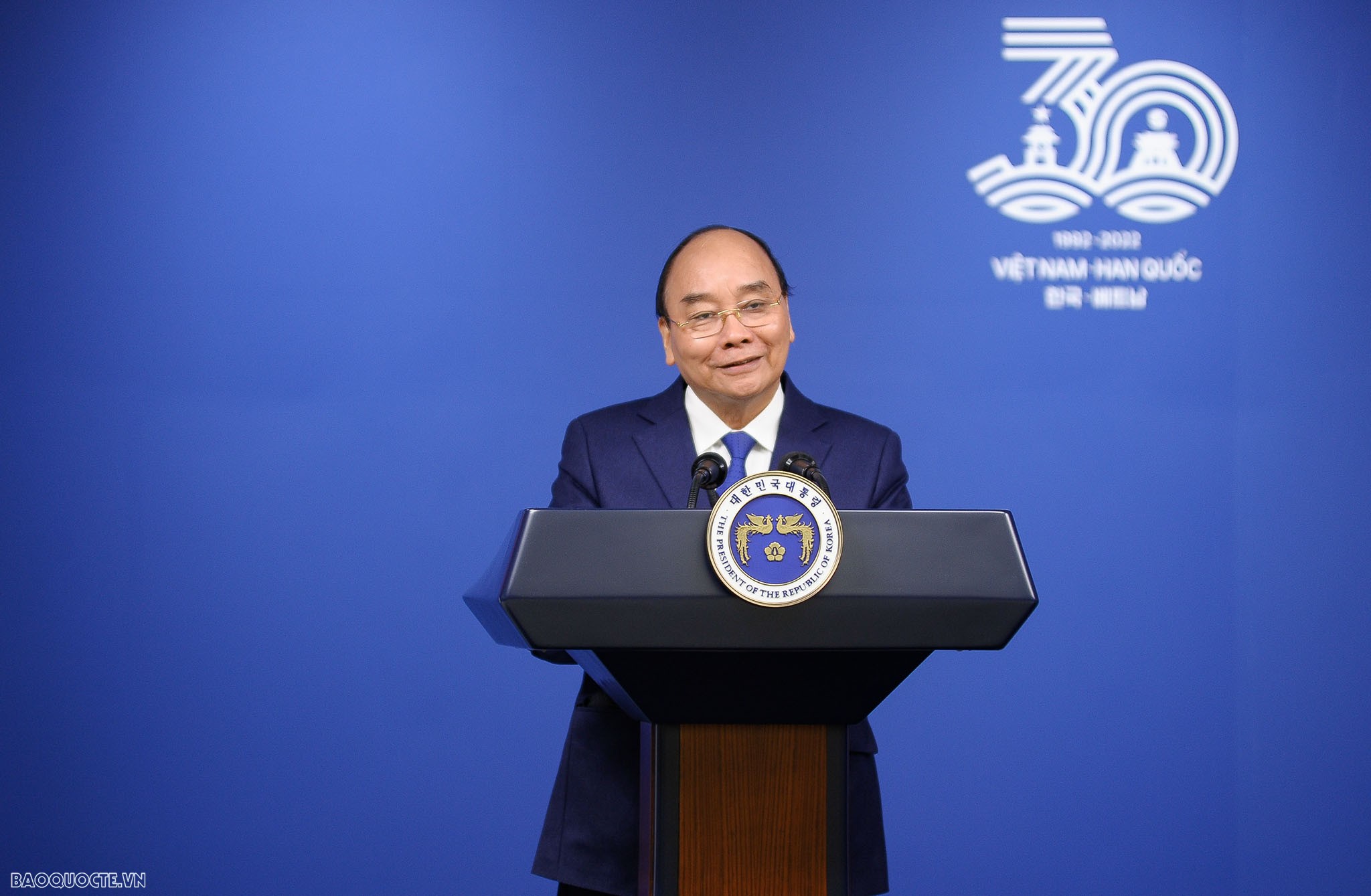 Những hình ảnh nổi bật trong chuyến thăm cấp Nhà nước Hàn Quốc của Chủ tịch nước Nguyễn Xuân Phúc