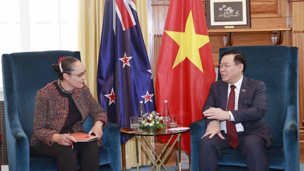 Chủ tịch Quốc hội tiếp Chủ nhiệm Ủy ban Đối ngoại, Lãnh đạo Đảng Dân tộc, Bộ trưởng Giáo dục của New Zealand