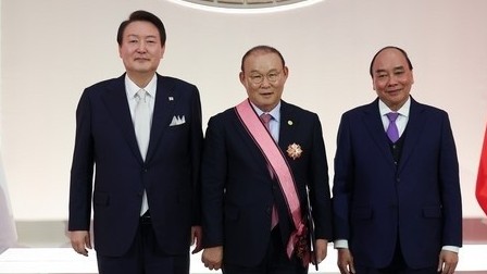 hlv park hangseo tro lai viet nam sau khi nhan huan chuong heungin vi su nghiep ngoai giao han quoc