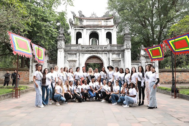 Thí sinh Hoa hậu Du lịch thế giới 2022 khám phá Hà Nội Thí sinh Hoa hậu Du lịch thế giới 2022 khám phá Hà Nội