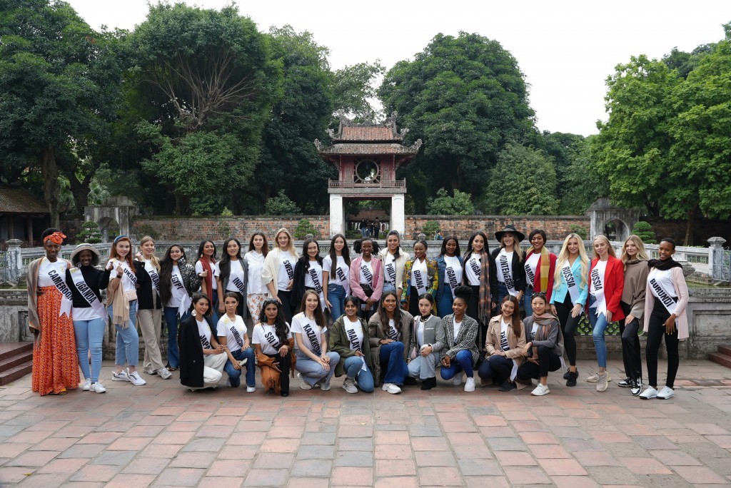 Thí sinh Hoa hậu Du lịch thế giới 2022 khám phá Hà Nội Thí sinh Hoa hậu Du lịch thế giới 2022 khám phá Hà Nội