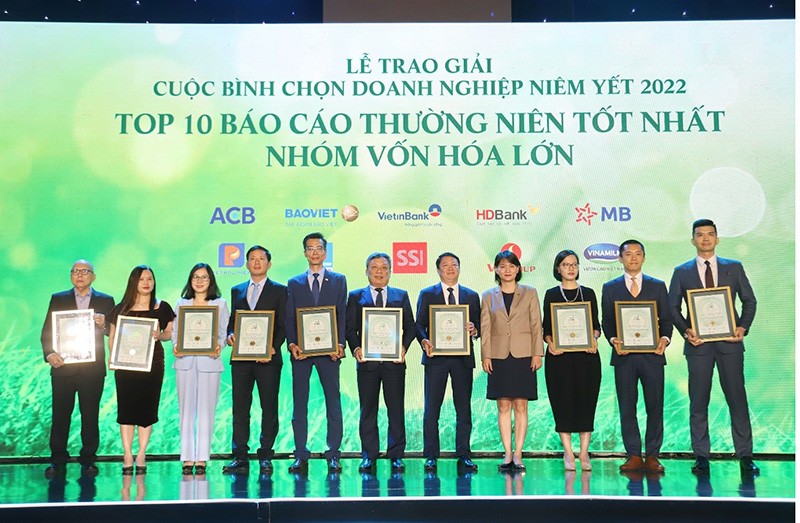 Petrolimex được vinh danh Top 10 doanh nghiệp niêm yết nhóm vốn hóa lớn có BCTN tốt nhất năm 2022 Petrolimex được vinh danh Top 10 doanh nghiệp niêm yết nhóm vốn hóa lớn có BCTN tốt nhất năm 2022