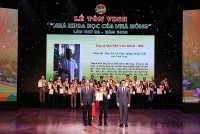 Chương trình tôn vinh 'Nhà khoa học của Nhà nông' lần thứ 4 năm 2022