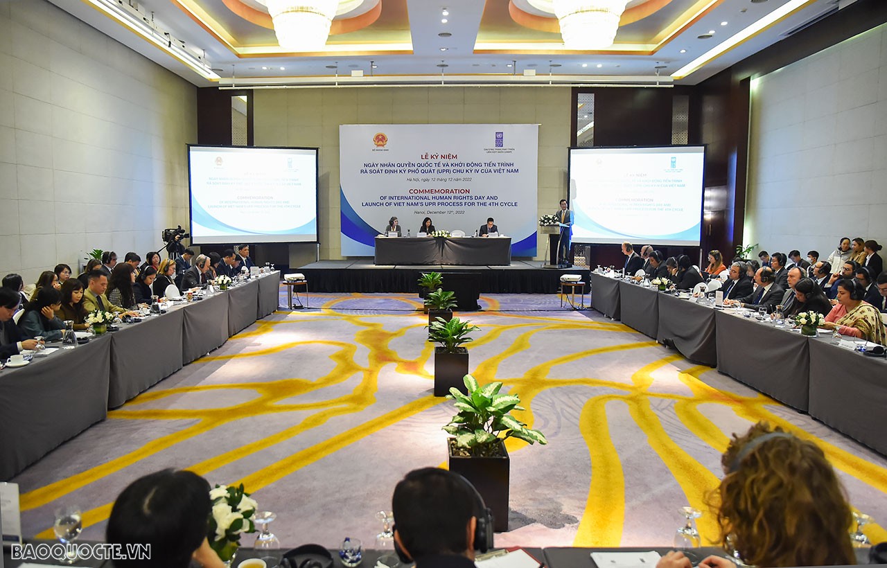 Bộ Ngoại giao tổ chức Lễ kỷ niệm ngày Nhân quyền quốc tế và khởi động tiến trình UPR chu kỳ IV Bộ Ngoại giao tổ chức Lễ kỷ niệm ngày Nhân quyền quốc tế và khởi động tiến trình UPR chu kỳ IV