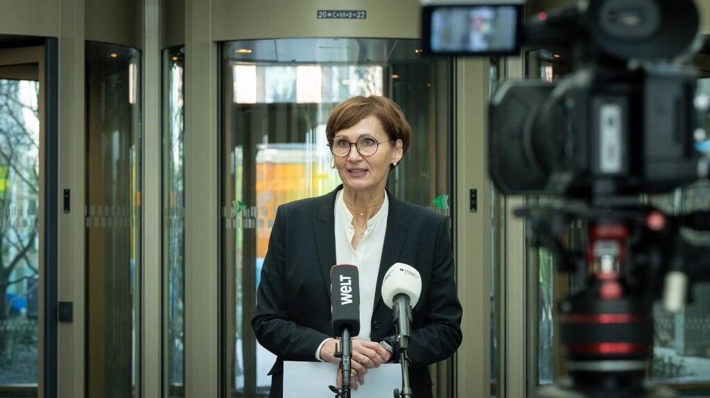 Bộ trưởng Bộ Giáo dục và nghiên cứu Đức Bettina Stark-Watzinger dự kiến sẽ thăm Đài Loan (Trung Quốc) vào năm tới. (Nguồn: Facebook) Bộ trưởng Bộ Giáo dục và nghiên cứu Đức Bettina Stark-Watzinger dự kiến sẽ thăm Đài Loan (Trung Quốc) vào năm tới. (Nguồn: Facebook)