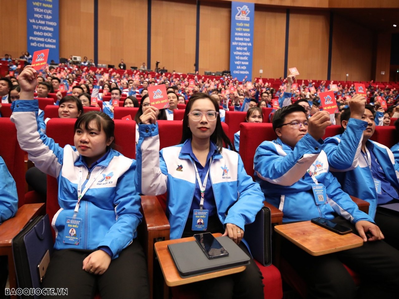 Những hình ảnh đầu tiên trong Phiên khai mạc Đại hội Đoàn toàn quốc lần thứ XII