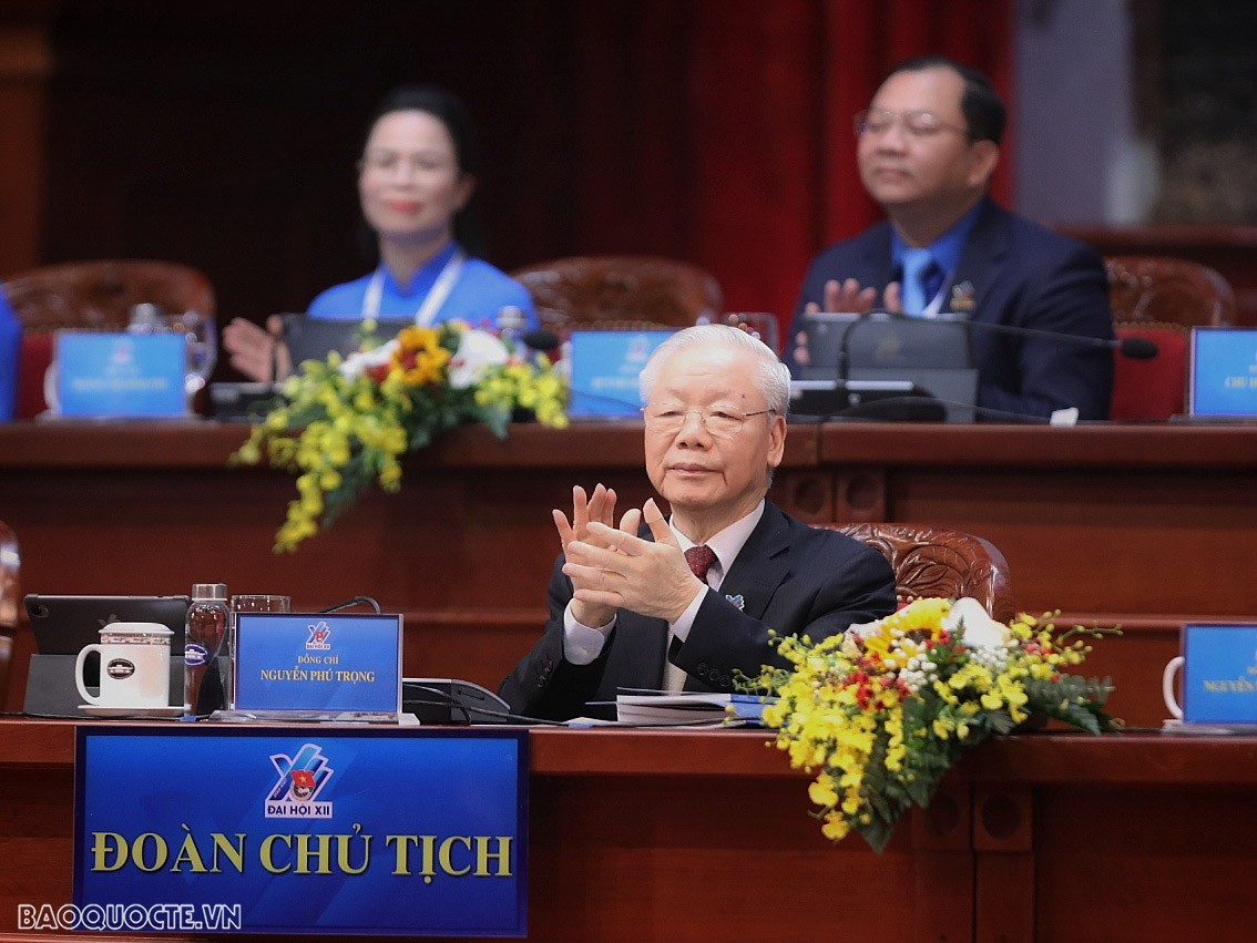 Tổng Bí thư Nguyễn Phú Trọng dự Lễ khai mạc trọng thể Đại hội Đoàn toàn quốc lần thứ XII