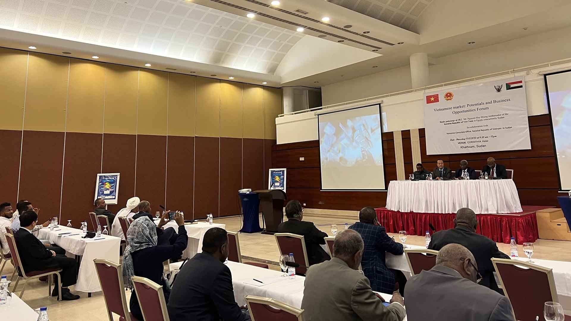 Diễn đàn xúc tiến thương mại Việt Nam-Sudan 2022