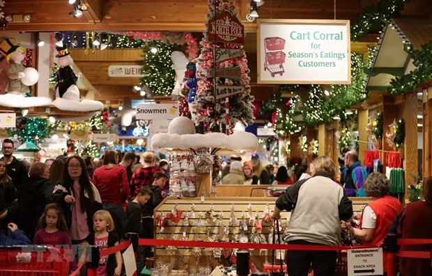 Anh: Hoạt động mua sắm nhân dịp Giáng sinh kém nhộn nhịp