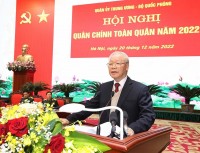 Phát biểu của Tổng Bí thư Nguyễn Phú Trọng tại Hội nghị Quân chính toàn quân năm 2022