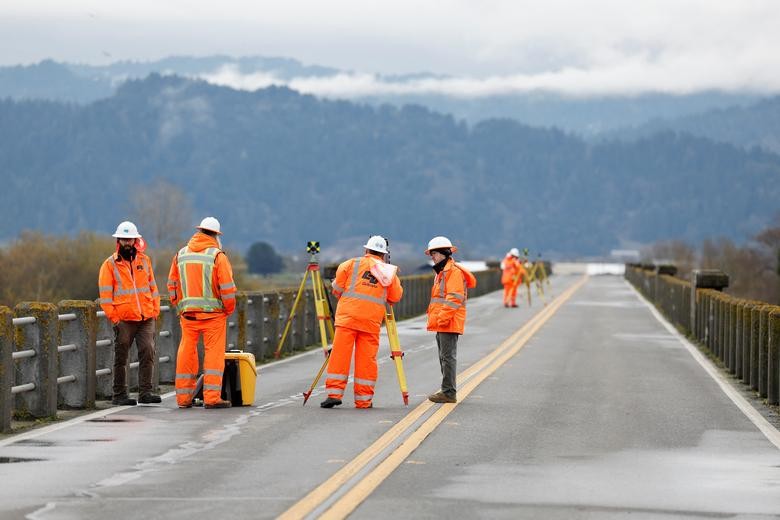 Hiện trường vụ động đất làm rung chuyển khu vực phía Bắc California Hiện trường vụ động đất làm rung chuyển khu vực phía Bắc California