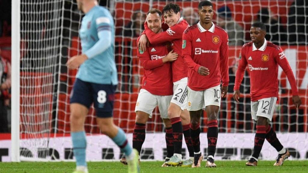 Eriksen và Rashford ghi bàn, Man Utd vào tứ kết Carabao Cup