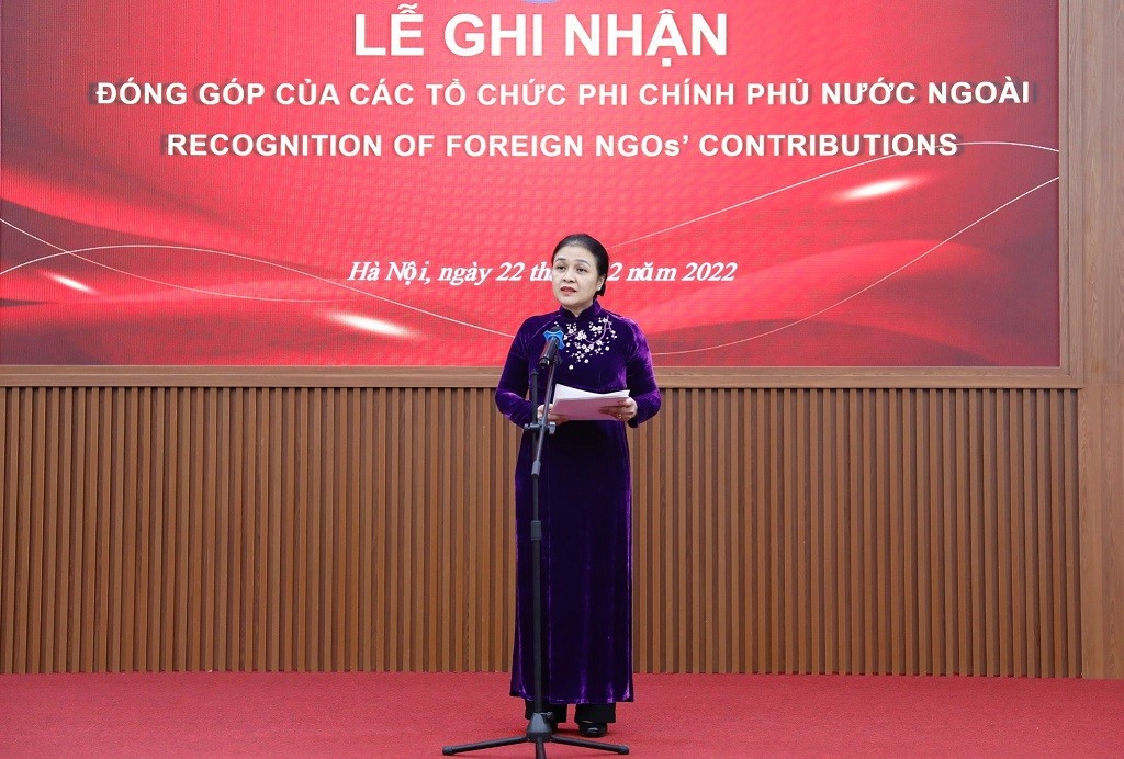 Ghi nhận đóng góp tích cực của các tổ chức phi chính phủ nước ngoài cho Việt Nam giai đoạn 2020-2022