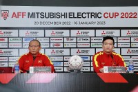 AFF Cup 2022: HLV tôn trọng và tự tin trước trận đấu với đội tuyển Malaysia