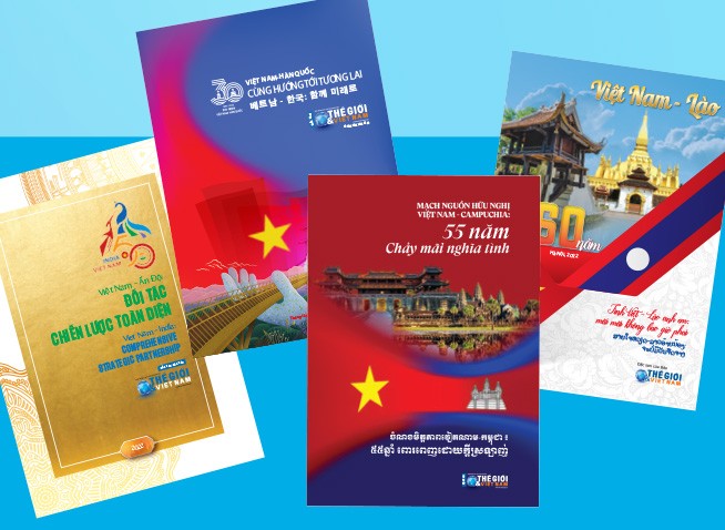 Những ấn phẩm đặc biệt kỷ niệm năm tròn, năm chẵn ngày thiết lập quan hệ ngoại giao do Báo Thế giới và Việt Nam xuất bản trong năm 2022. Những ấn phẩm đặc biệt kỷ niệm năm tròn, năm chẵn ngày thiết lập quan hệ ngoại giao do Báo Thế giới và Việt Nam xuất bản trong năm 2022.