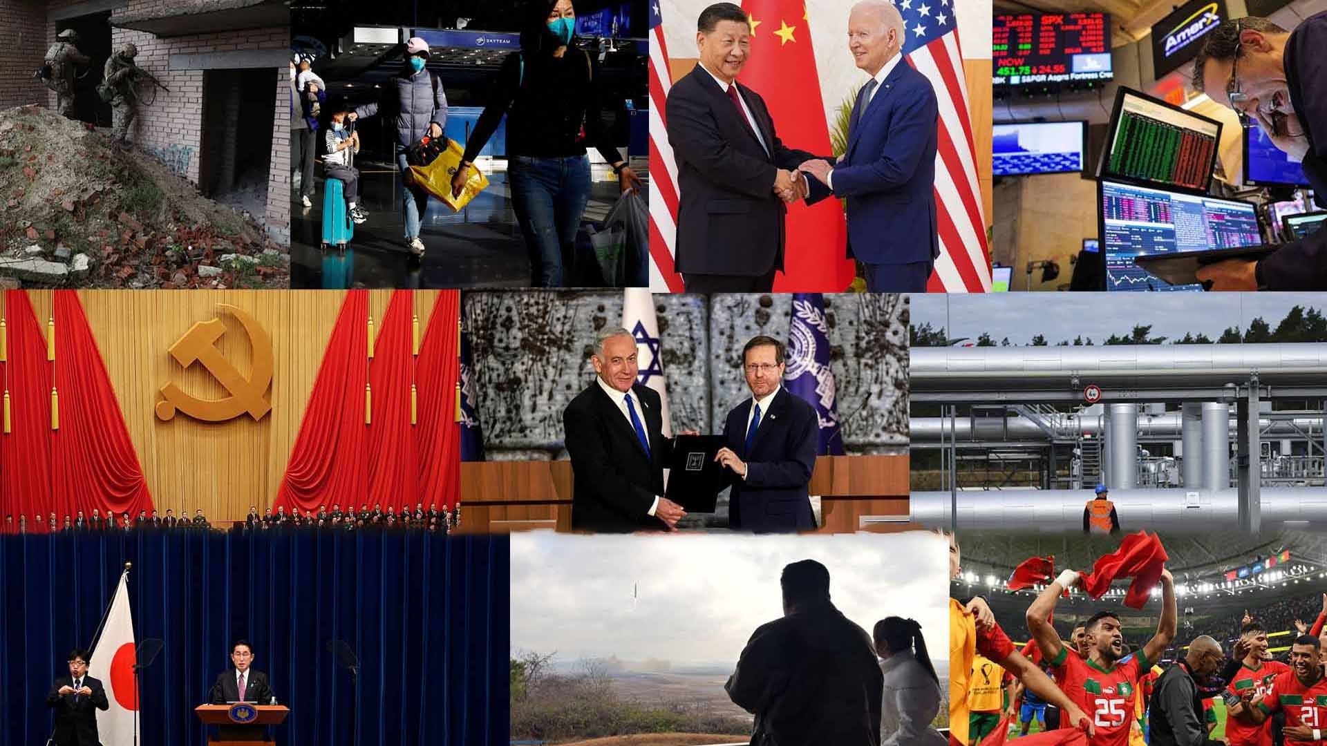 10 tiêu điểm quốc tế năm 2022