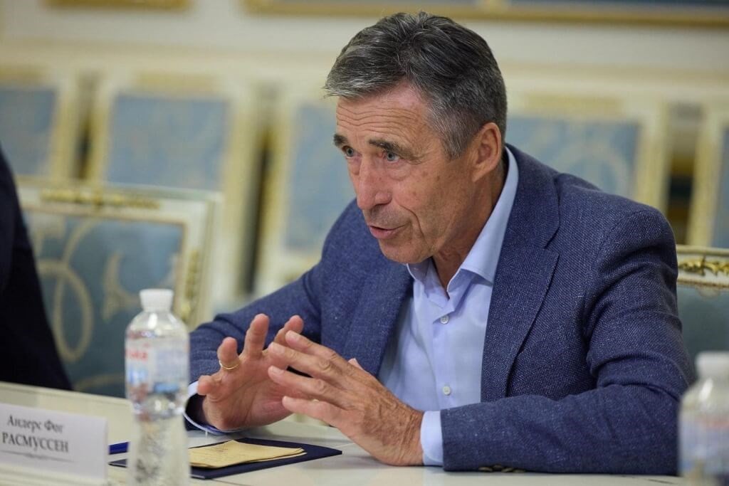 Cựu Thủ tướng Đan Mạch Anders Fogh Rasmussen, cựu Tổng thư ký NATO. (Nguồn: Focus Taiwan) Cựu Thủ tướng Đan Mạch Anders Fogh Rasmussen, cựu Tổng thư ký NATO. (Nguồn: Focus Taiwan)