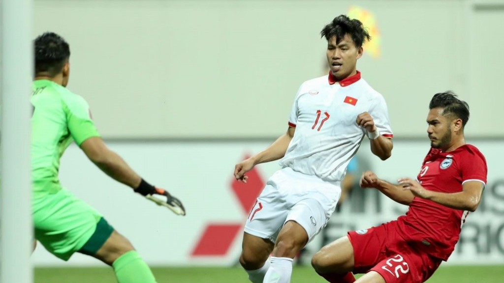 aff cup 2022 doi tuyen viet nam chia diem voi singapore