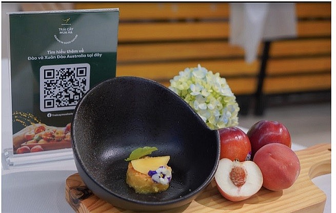 Đào và xuân đào Australia đã có mặt tại thị trường Việt Nam