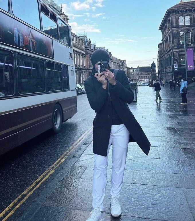 Baifern Pimchanok dưới ống kính của bạn trai (Ảnh: Instagram).