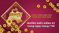 Những điều kiêng kỵ trong ngày mùng 1 Tết Nguyên đán 2023