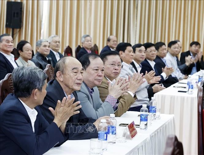 Các đại biểu tại buổi gặp mặt. Các đại biểu tại buổi gặp mặt.