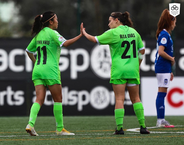 Huỳnh Như tiếp tục ghi bàn cho Lank FC. 