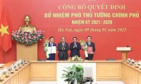 Trao quyết định bổ nhiệm hai tân Phó Thủ tướng Chính phủ