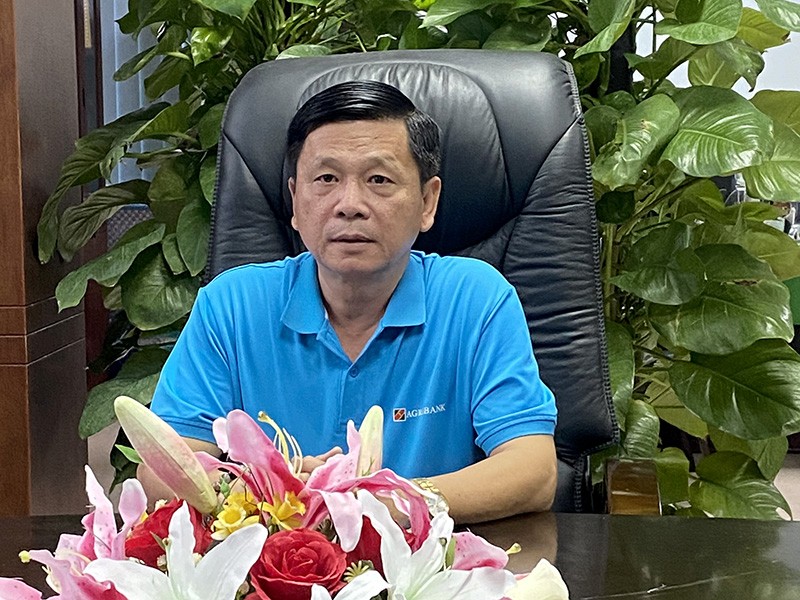 Ông Nguyễn Văn Hưởng - Giám đốc Agribank chi nhánh Trà Vinh