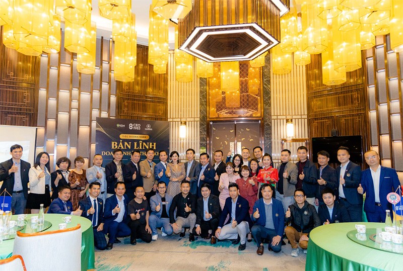 Các khách mời của chương trình tiệc doanh nhân “Bản lĩnh doanh nhân thời khó”