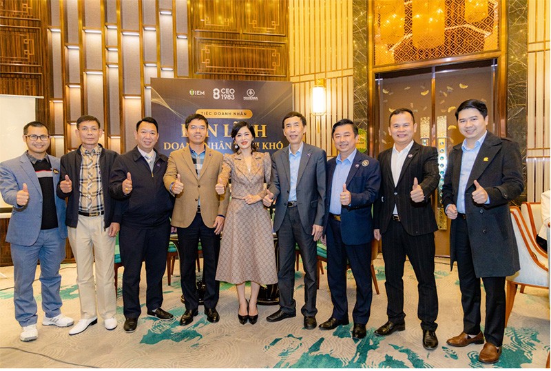 Các khách mời tham dự chương trình tiệc doanh nhân “Bản lĩnh doanh nhân thời khó”