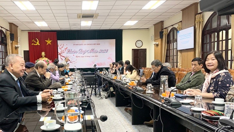 Gặp mặt chúc Tết các cán bộ lão thành, học giả, chuyên gia có nhiều đóng góp trong các lĩnh vực của UNESCO