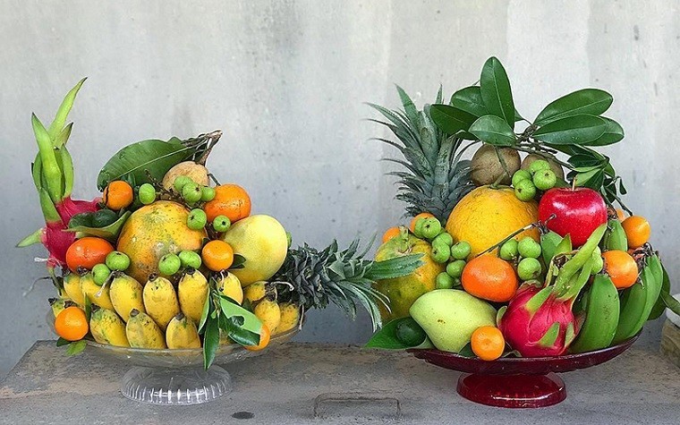 Cách bày mâm ngũ quả Tết 2023 đón tài lộc, may mắn