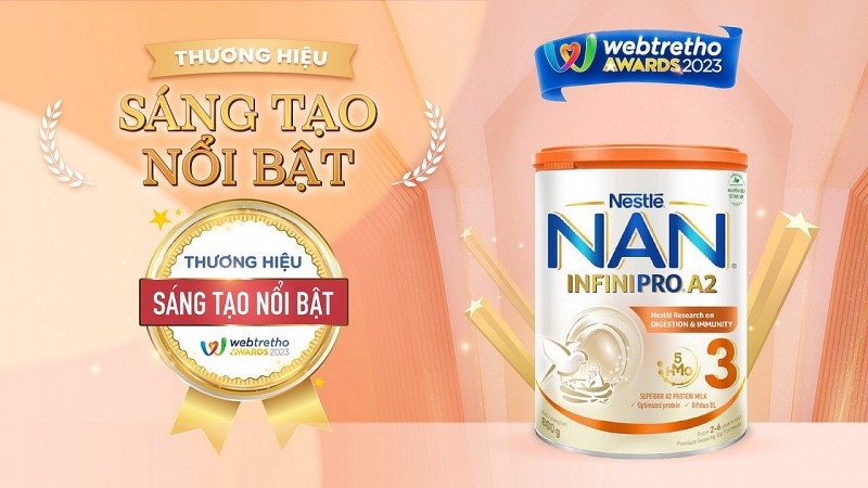 Nestlé NAN nhận được 2 giải thưởng lớn tại sự kiện Webtretho AWARDS 2023