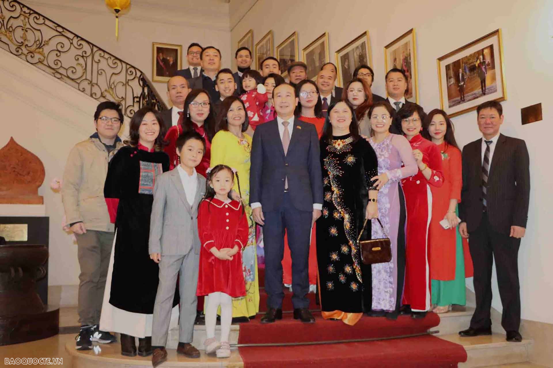 Trang trọng và đậm đà bản sắc dân tộc Tết cộng đồng mừng Xuân Quý Mão 2023 tại Bỉ