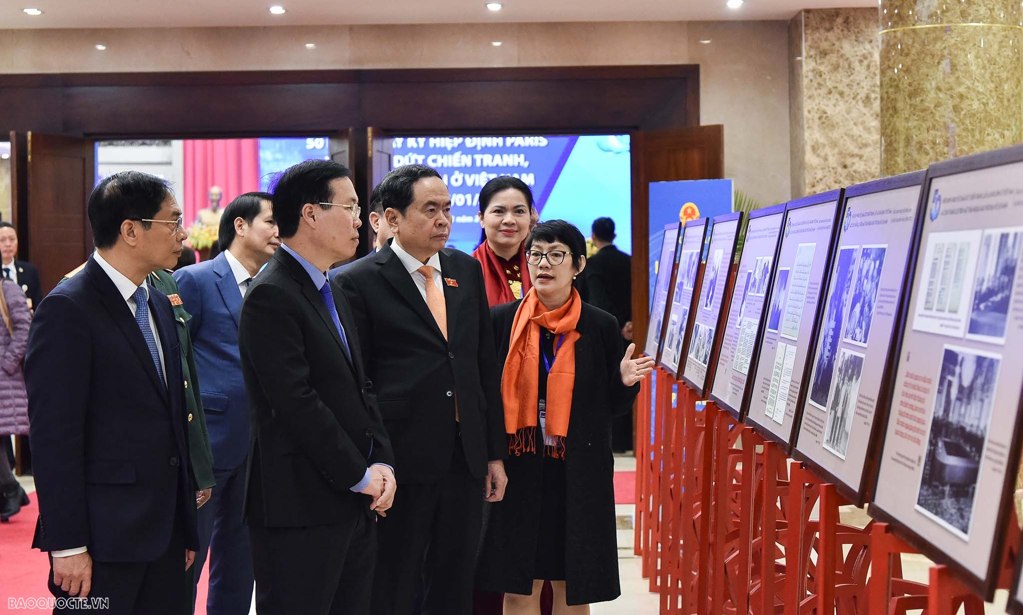 [Trực tiếp] Lễ kỷ niệm 50 năm Ngày ký Hiệp định Paris về chấm dứt chiến tranh, lập lại hòa bình ở Việt Nam