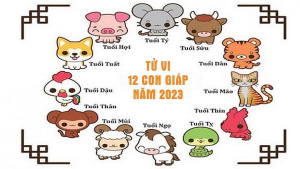 Tử vi 12 con giáp năm 2023
