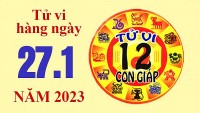 Tử vi hôm nay, xem tử vi 12 con giáp ngày 27/1/2023: Tuổi Dậu tài chính nhiều tin vui