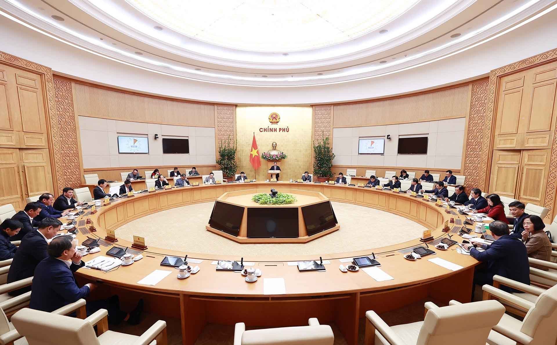 Thủ tướng Phạm Minh Chính chủ trì họp Thường trực Chính phủ, đánh giá tình hình Tết Nguyên đán Quý Mão 2023 và triển khai các nhiệm vụ trọng tâm sau Tết. (Nguồn: TTXVN) Thủ tướng Phạm Minh Chính chủ trì họp Thường trực Chính phủ, đánh giá tình hình Tết Nguyên đán Quý Mão 2023 và triển khai các nhiệm vụ trọng tâm sau Tết. (Nguồn: TTXVN)