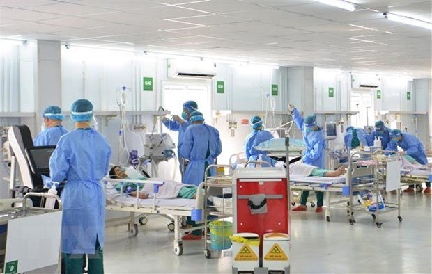 A COVID-19 response drill in Ho Chi Minh City (Photo: VNA) A COVID-19 response drill in Ho Chi Minh City (Photo: VNA)