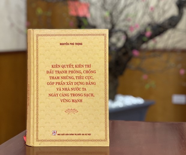 Tổng Bí thư Nguyễn Phú Trọng ra mắt sách về phòng chống, tham nhũng, tiêu cực