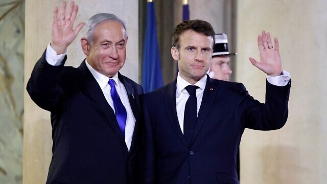 thu tuong israel tham phap tim kiem su cung ran voi iran tong thong macron chang phu long