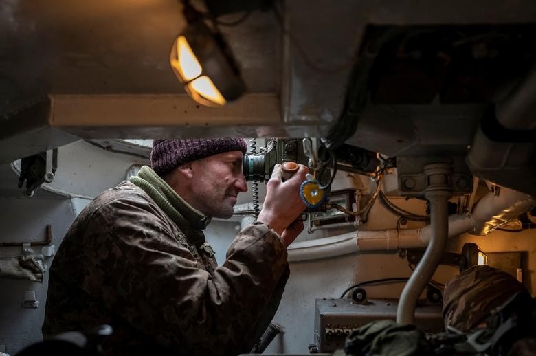 Hình ảnh tập trận ở vùng Chornobyl của quân đội Ukraine