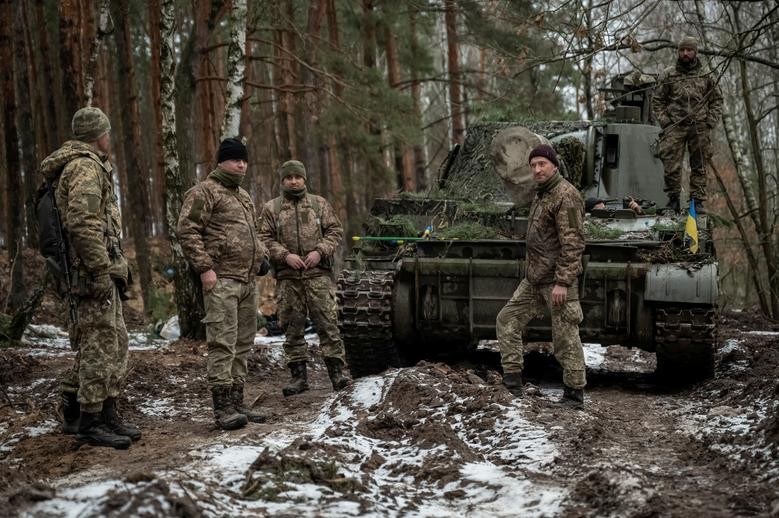 Hình ảnh tập trận ở vùng Chornobyl của quân đội Ukraine