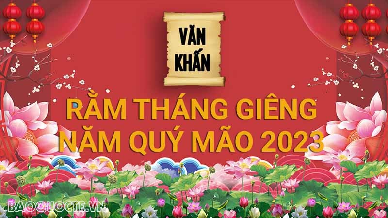 Văn khấn rằm tháng 1 Âm lịch năm Quý Mão, bài cúng rằm tháng 1 gia tiên và thổ công chuẩn nhất