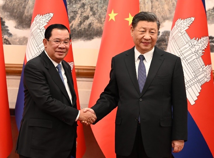 Chủ tịch Tập Cận Bình: Trung Quốc coi Campuchia là 'đối tác then chốt trong ngoại giao láng giềng'. (Nguồn: Khmer Times)