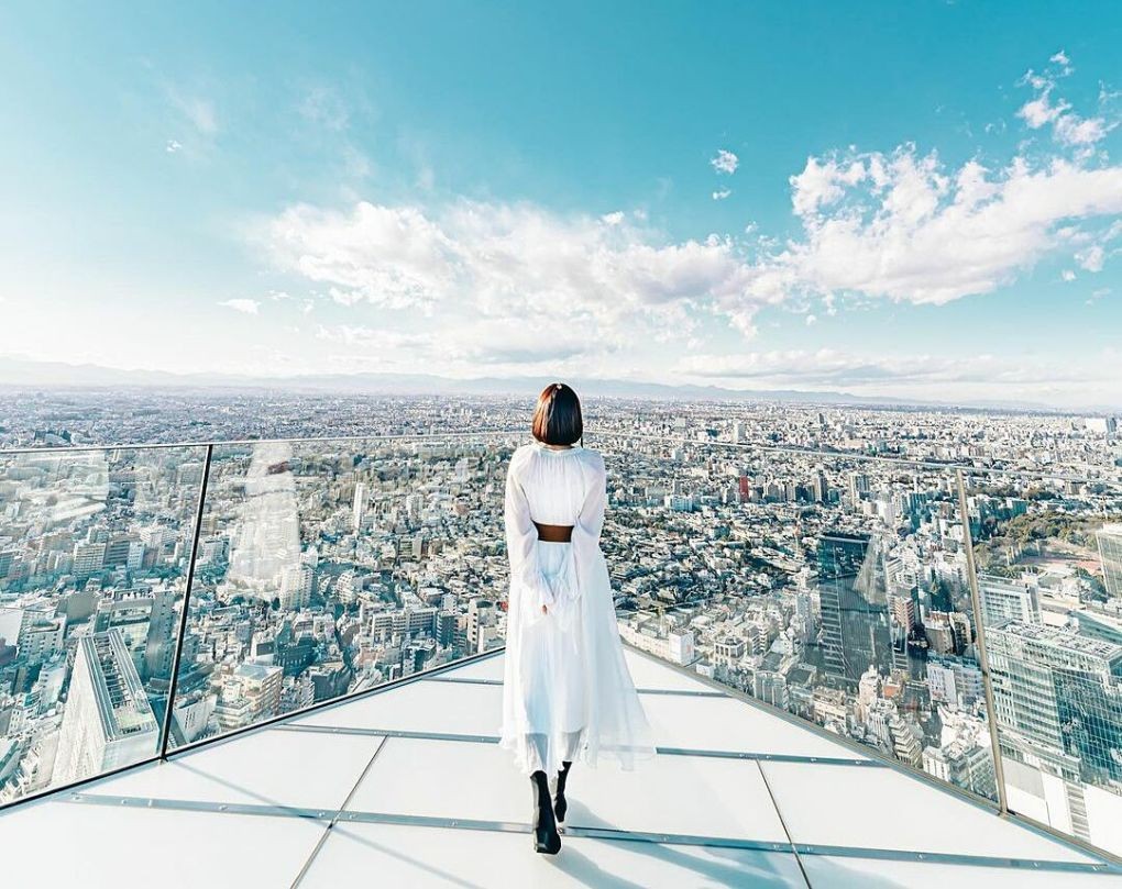 Shibuya Sky nằm trong tòa nhà Shibuya Scramble Square - tòa nhà cao nhất trong khu vực và kết nối với ga Shibuya sầm uất là một trong những điểm đến được check in rần rần thời gian gần đây. Ảnh: Instgram nkr_photo.gram